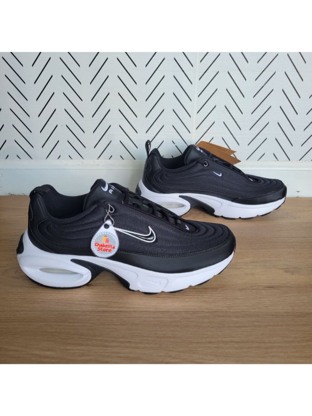 ✨Nike Air Max Portal Sz 8.5 Men Shoes Athletic Sneakers Black White HF3053-001✨ - Picture 3 of 11